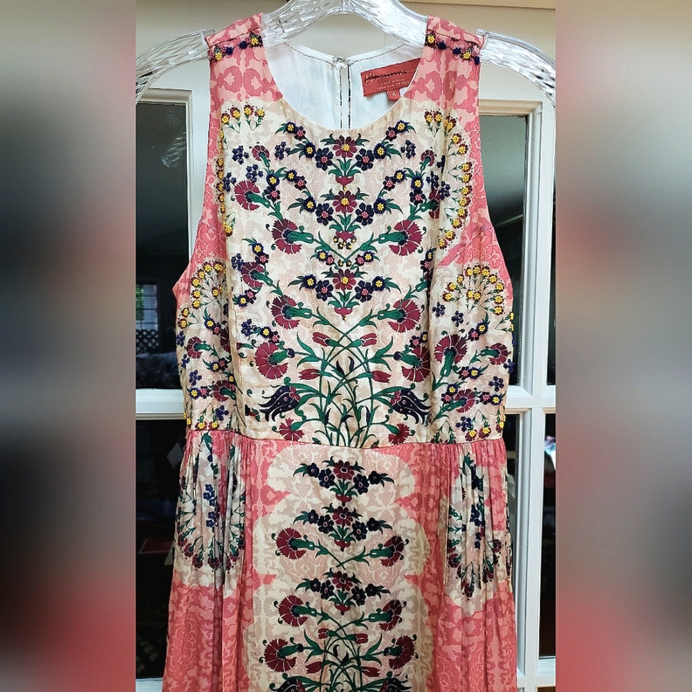 Bhanuni By JVOTI For Anthropologie Botanique Maxi Dress - Picture 4 of 11
